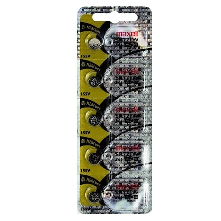 Maxell Silver Oxide Watch Battery SR721W High Drain Replace 361 SR58, PK 5 SR721W